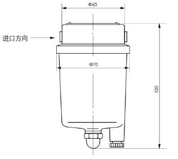 QFG-1005空氣過(guò)濾器外形尺寸