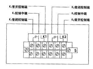 XWFJ-101、XQFJ-101型 單筆儀表控制部分接線端子圖